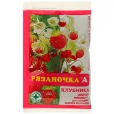 Удобрение водорастворимое минеральное "Рязаночка А",клубника, 60 г
