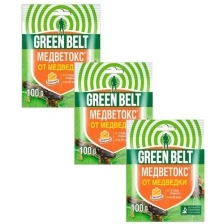 Комплект Медветокс Green Belt 100 гр. х 3 шт.