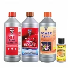 Комплект стимуляторов Hesi Master 3х1 л + Super Vit 50мл