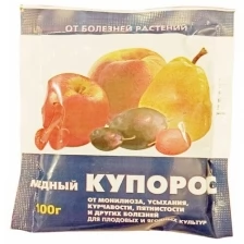 Медный купорос 100г, 1 упаковка 10 штук