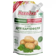 Концентрат на 250 л. ЭКО удобрение для картофеля из торфа на основе гуминовых кислот, в пасте, т.м. "Находка", Дой-пак 0,25 кг.