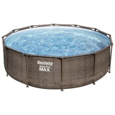 Каркасный бассейн Bestway Steel Pro Max круглый, 366x100 см, арт. 56709